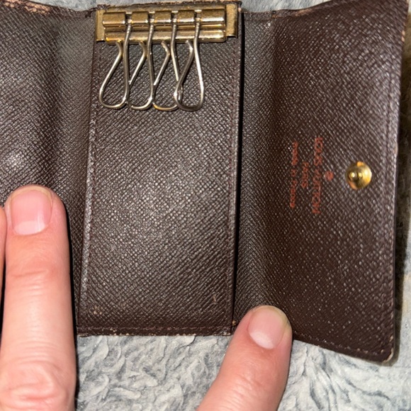 Men’s Or Women’s Louis Vuitton Damier Ebene Key holder& more! Vintage but 7.9/10 - Picture 7 of 12